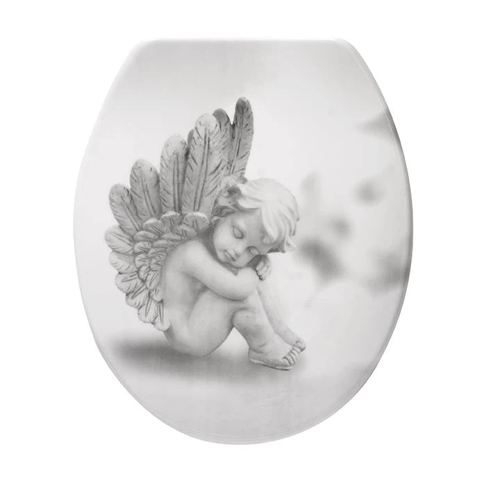 Siège de toilette imprimé une face